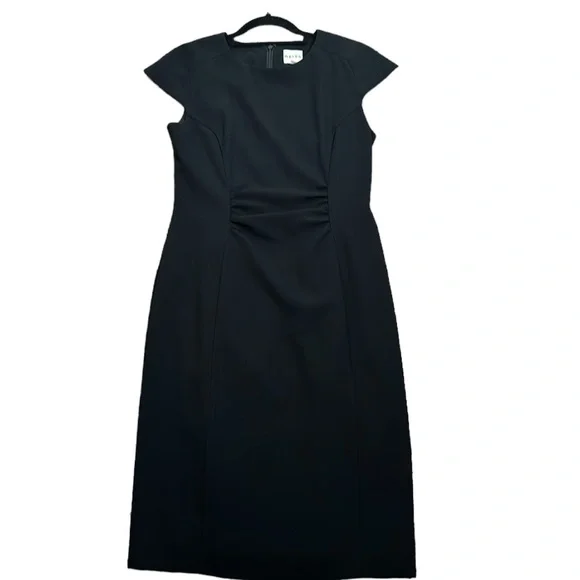 sachin and babi light blue dress Reiss Sophie Contrast-Collar Knitted Mini Dress - Black/Ivory - 32% Off